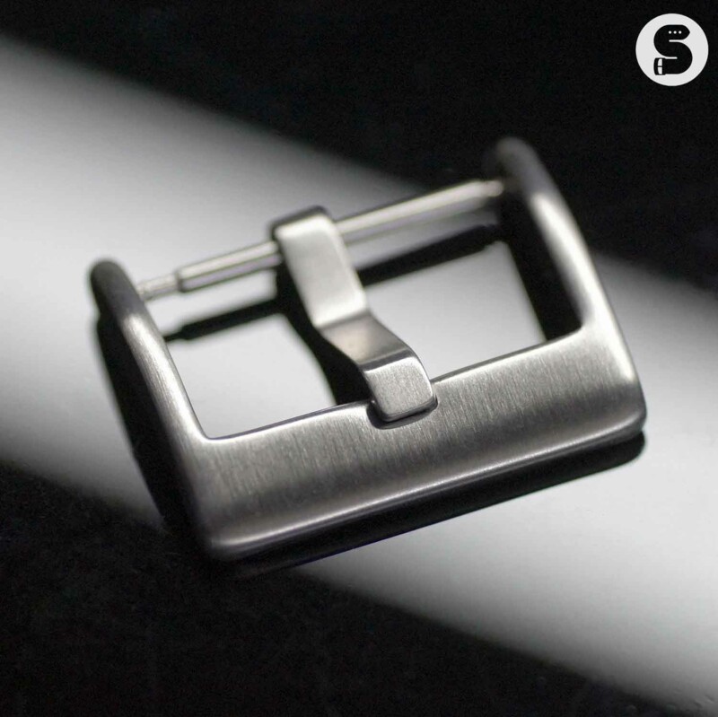 stainless steel pin buckle silver brushed 304L